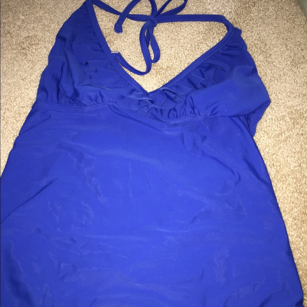 Tankini top and bottom.